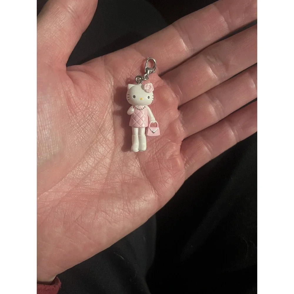 Sanrio Hello Kitty Secret Strap Long Legged Kitty Mini Figure Keychain Zip Pull